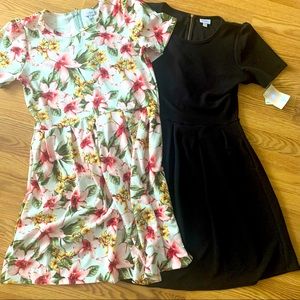 2 pack 3XL LULAROE Amelia Dresses NWT